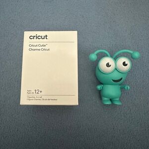 Cricut Cutie Figurine Aqua Green Collectible 3 Inch Mascot Figure 2010906